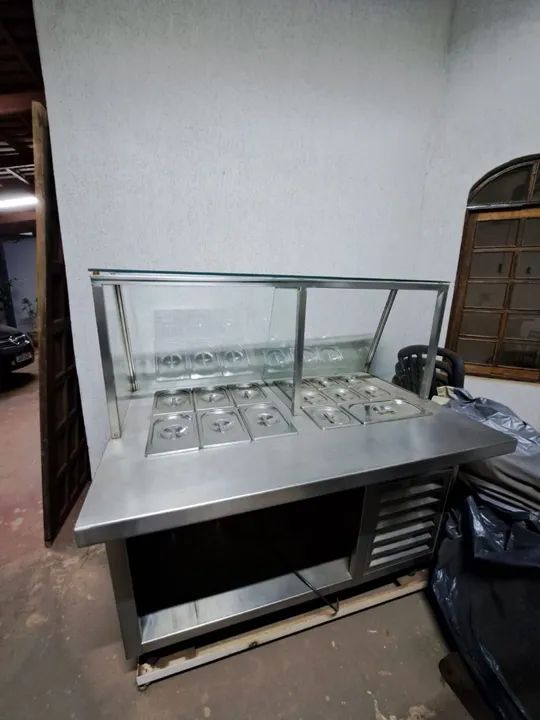 Expositor de alimentos quente e frio  - Foto 2