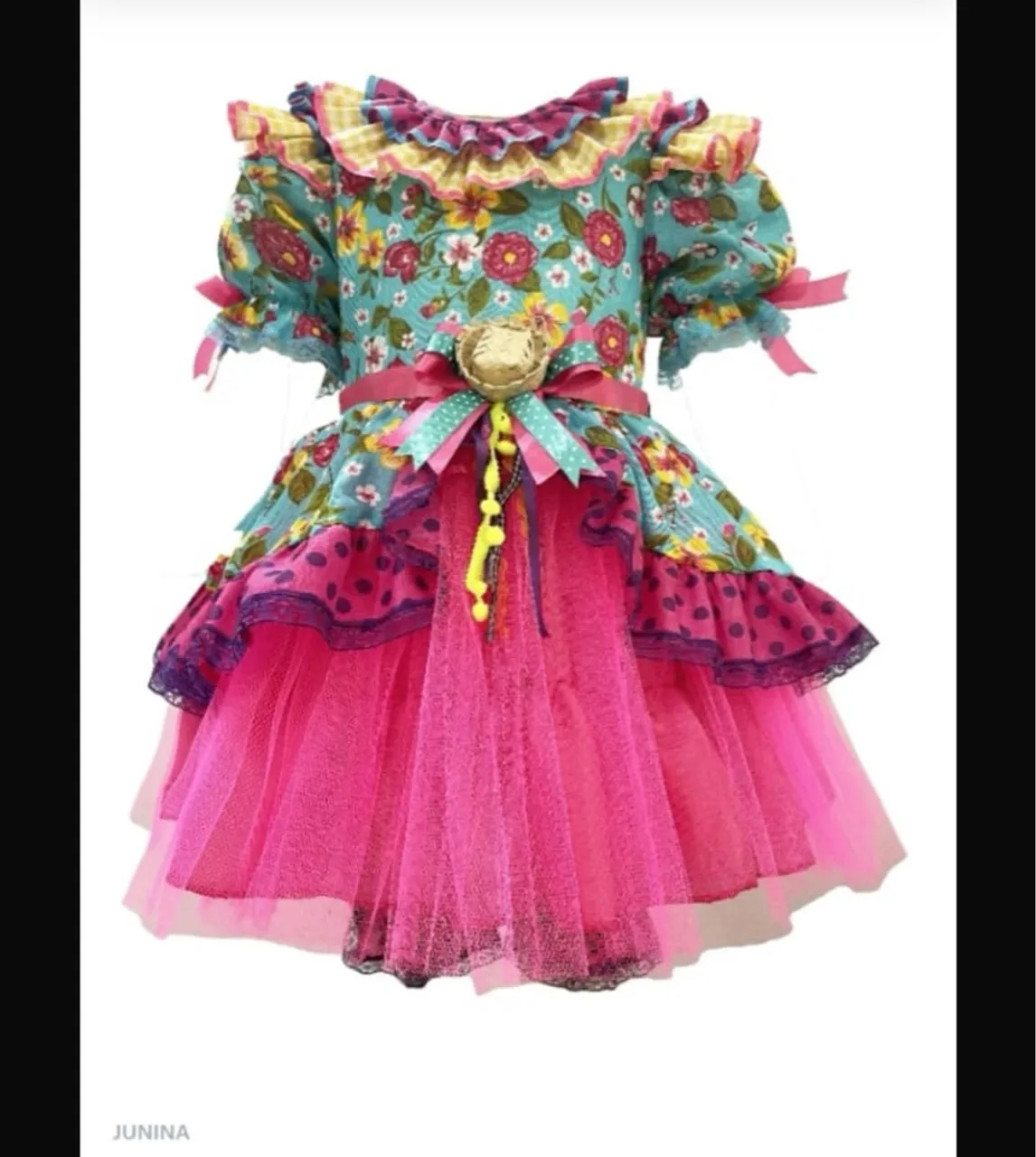 Vestido Junino Infantil 2/3 anos