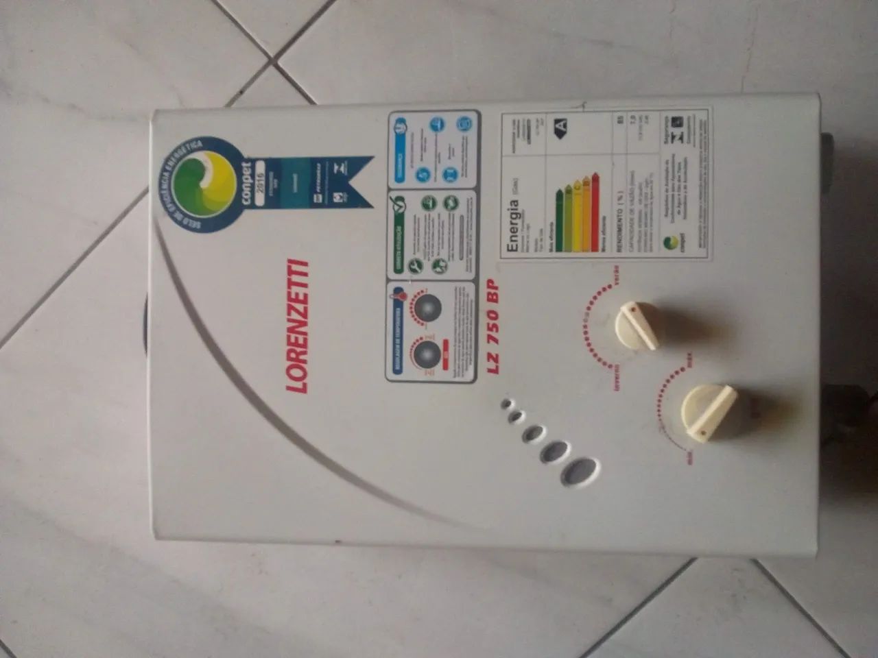 Aquecedor a Gás Lorenzetti LZ 750 BP - Instalações Elétricas e