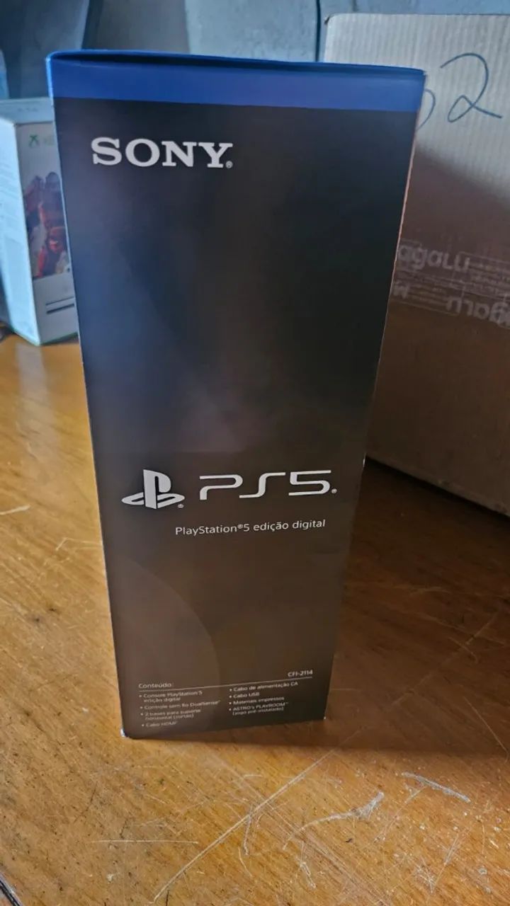 Console PlayStation 5 Slim 825GB Edição Digital - PS5 Lacrado - Foto 4