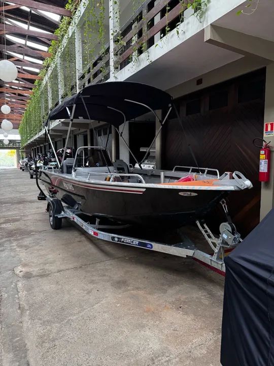 Lancha alumínio conjunto 2024 **único dono** - Foto 6