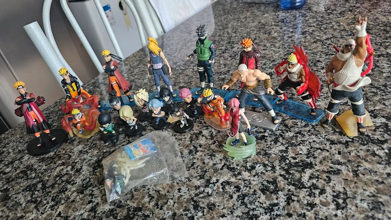 Miniaturas Naruto Monte seu combo Usadas - Foto 2