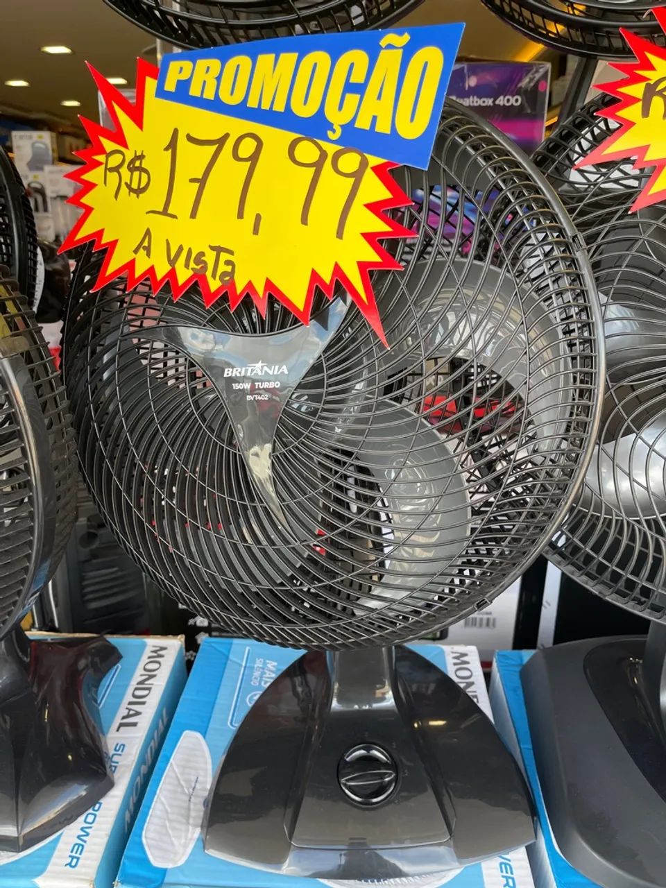 Ventilador Britânia 40cm de mesa com 150w na promoção ? - Foto 2