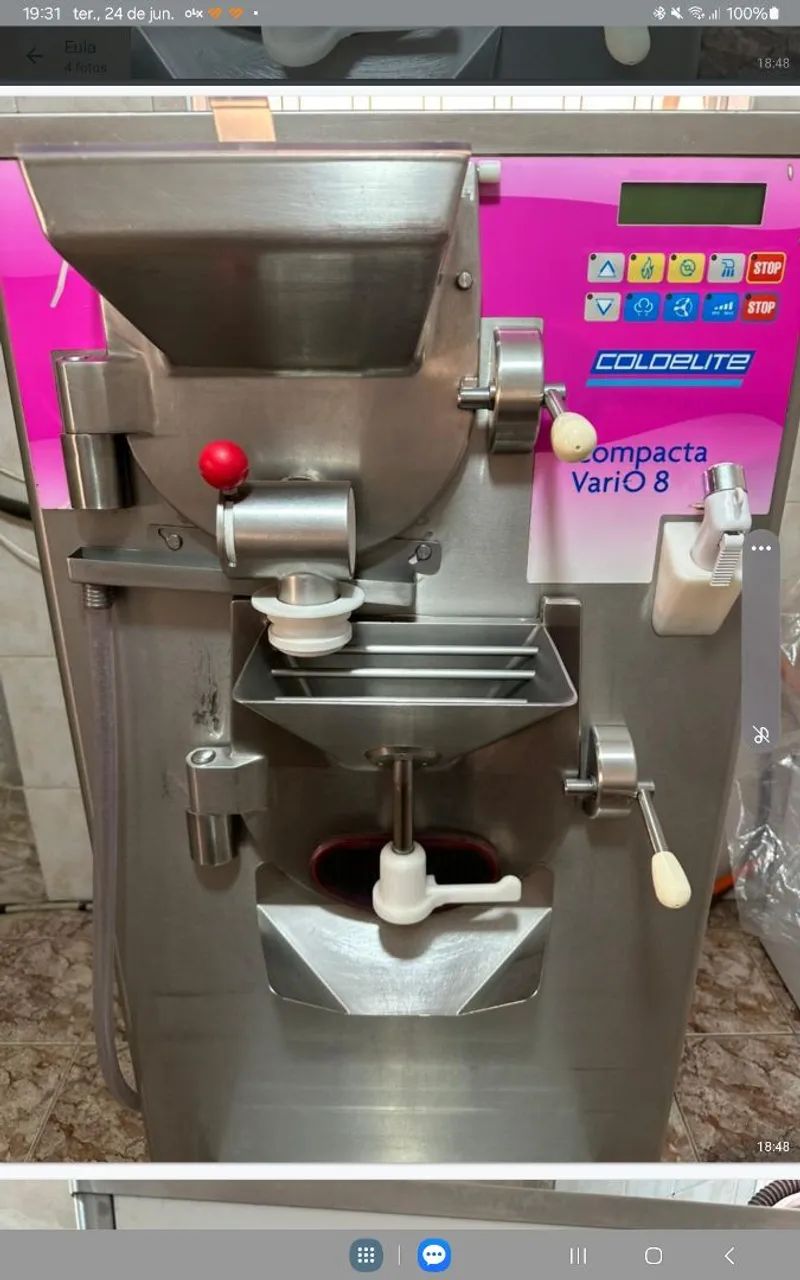 Máquina de sorvete Compacta Vario Coldelite Gastronomia e