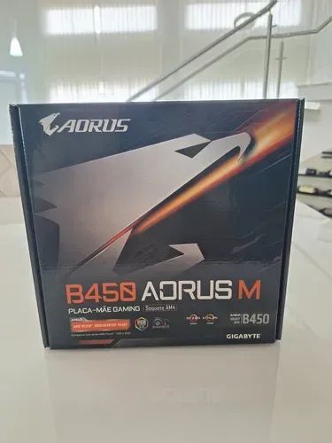 Placa mãe B450 AORUS M  Socket AM4 / DDR4