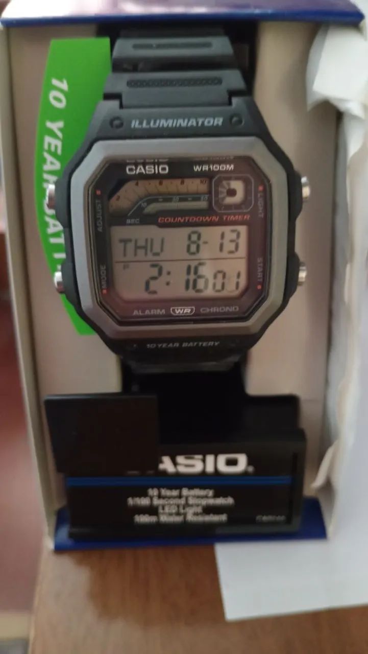 Relógio digital Casio ws 1600h novo - Foto 3