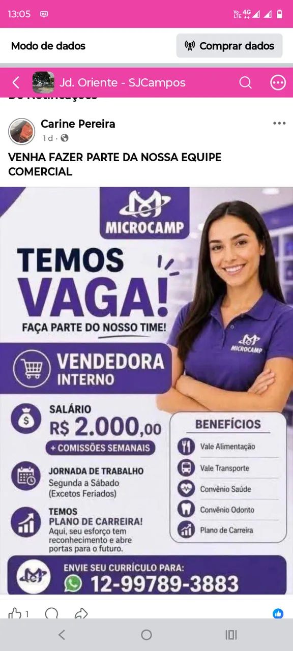 Venha fazer parte da nossa equipe 