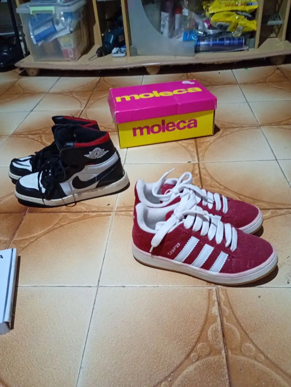 Tênis Jordan e tênis moleca  - Foto 2