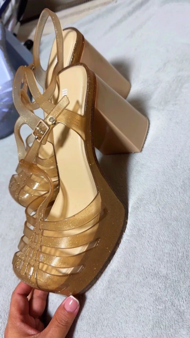 Melissa plataforma nova nunca usada 36 - Foto 2
