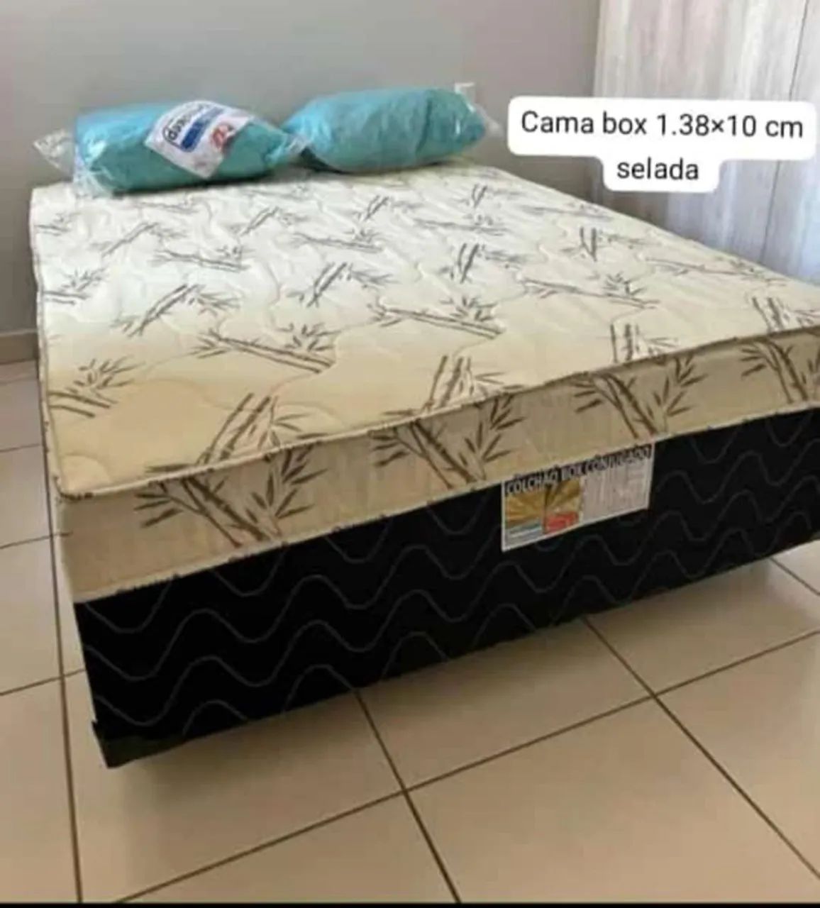 Cama casal conjugada pronta para usar