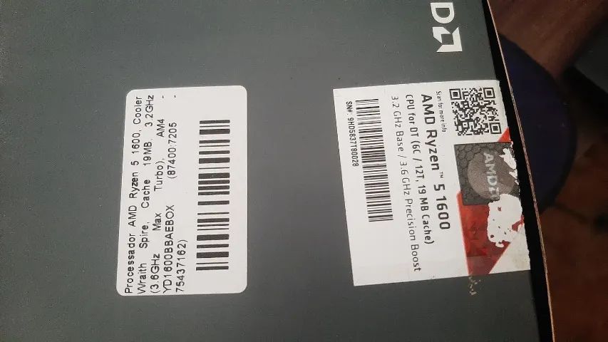 Processador AMD ryzen 5 1600 - Foto 4