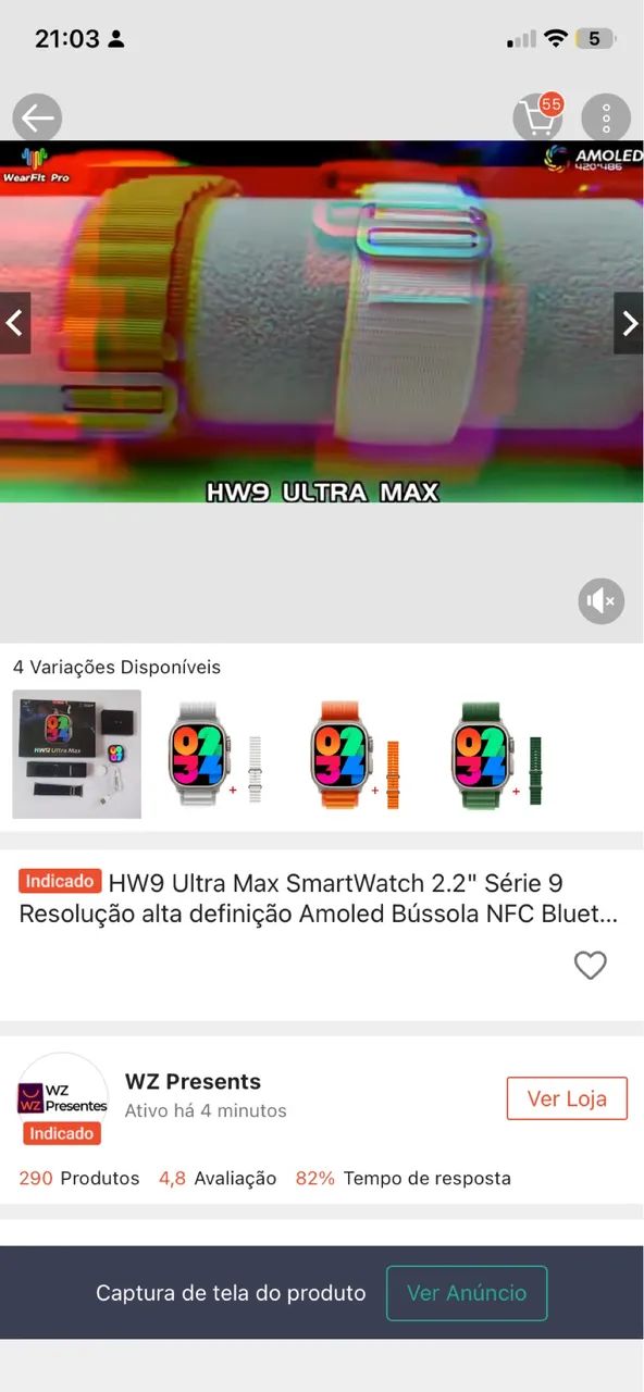 Smartwatch Ultra Max - Foto 3