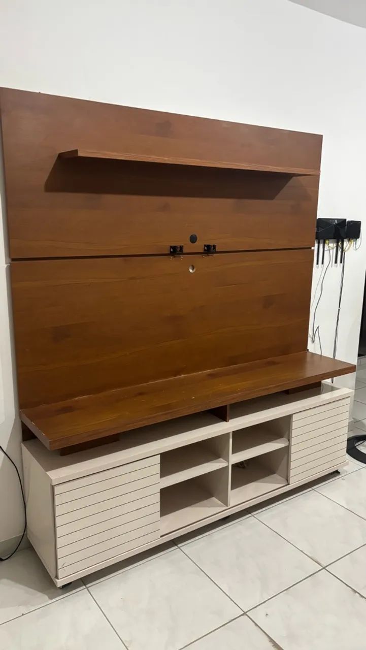 Rack com painel