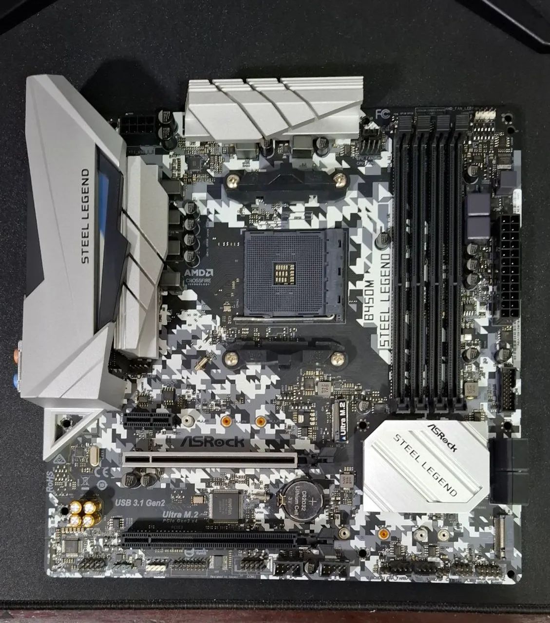 Placa mãe B450M Steel Legend - Foto 2