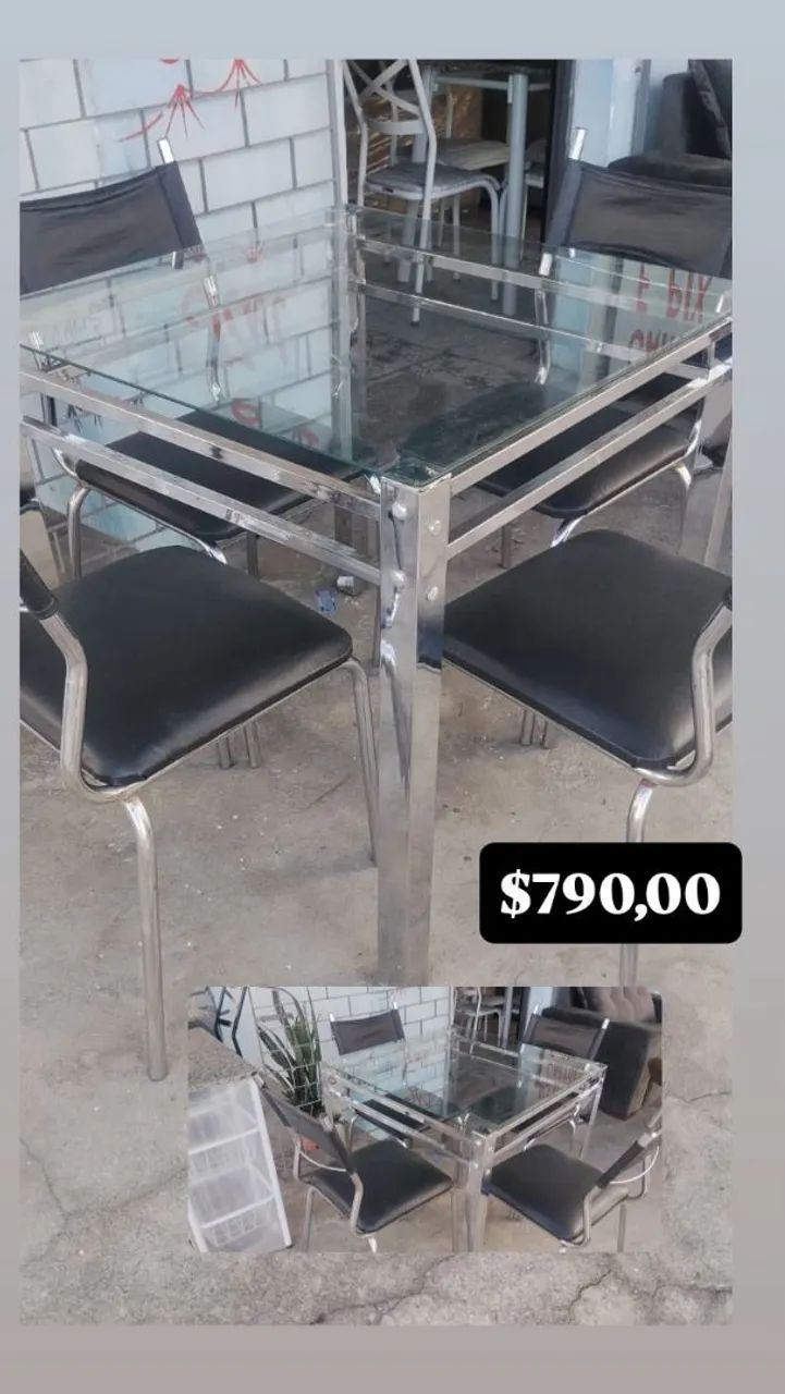 Mesa de vidro 