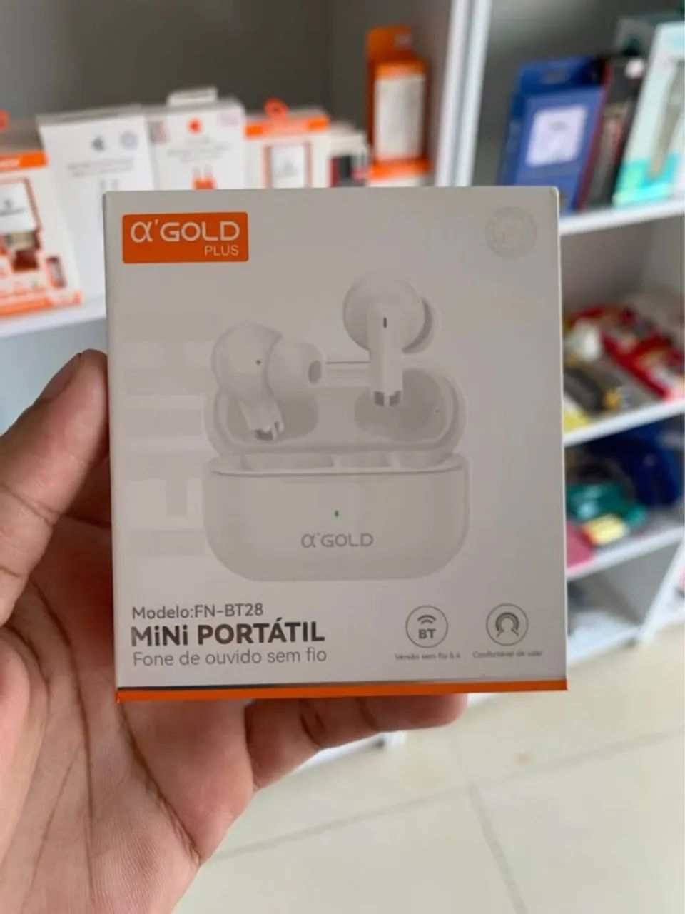 Fone de ouvido Bluetooth Mini Portátil