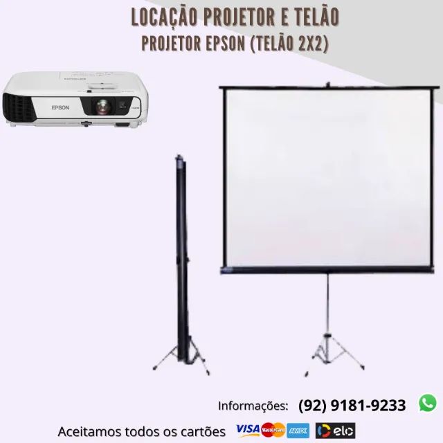 Locação de Projetor e Telão