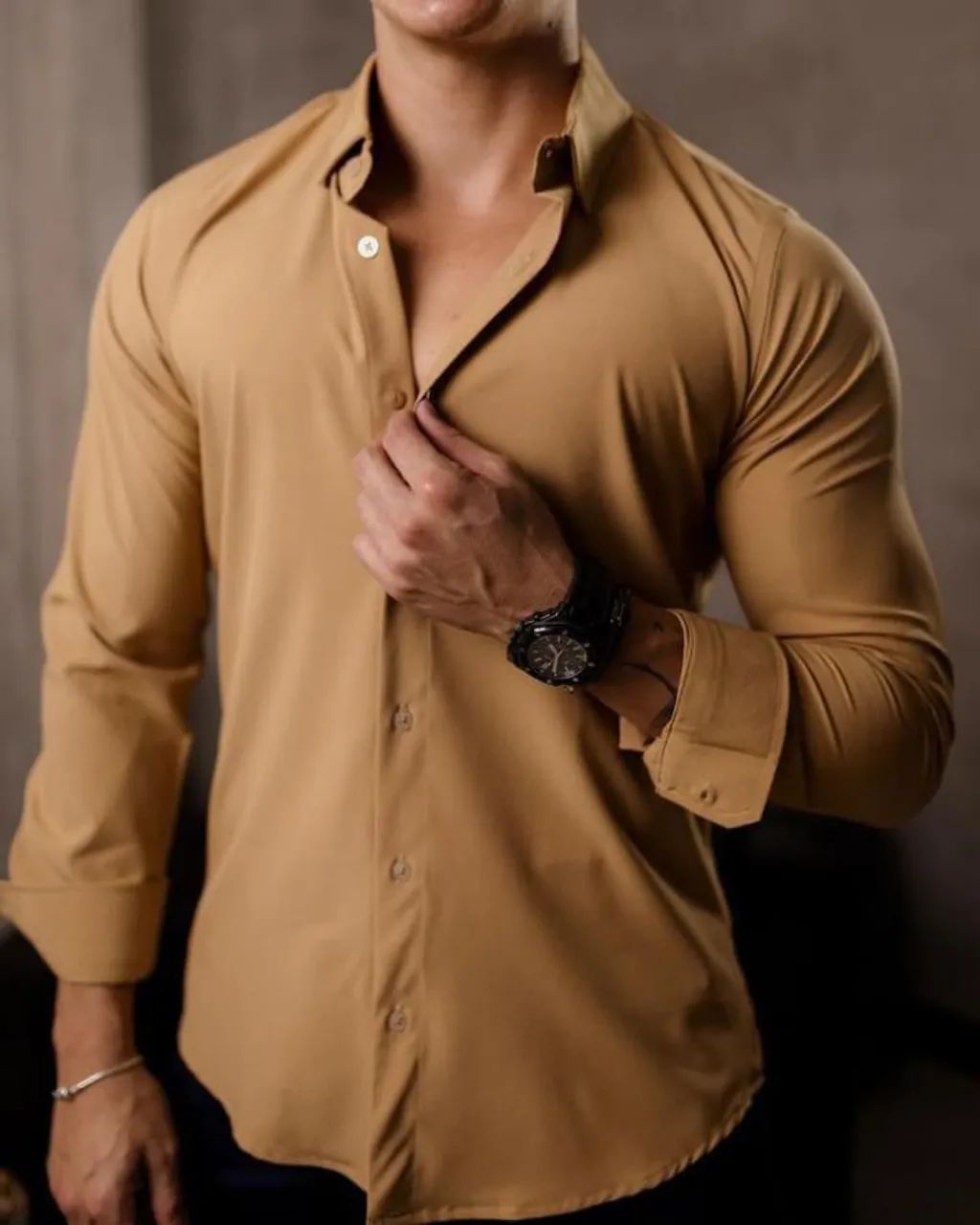 CAMISA SOCIAL Masculino ELEFANTES  - Foto 3