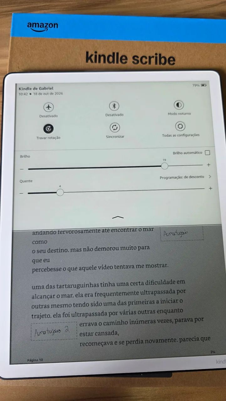 Kindle scribe c/ luz frontal (2025) - Foto 2