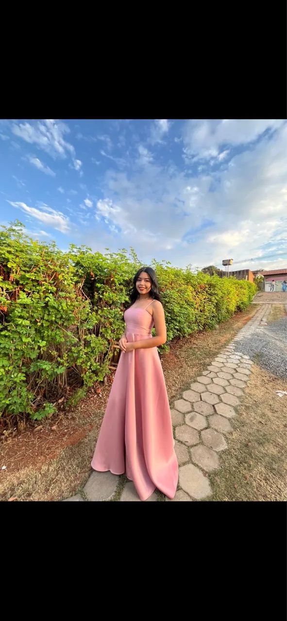 Vestido de festa Rosa  - Foto 3