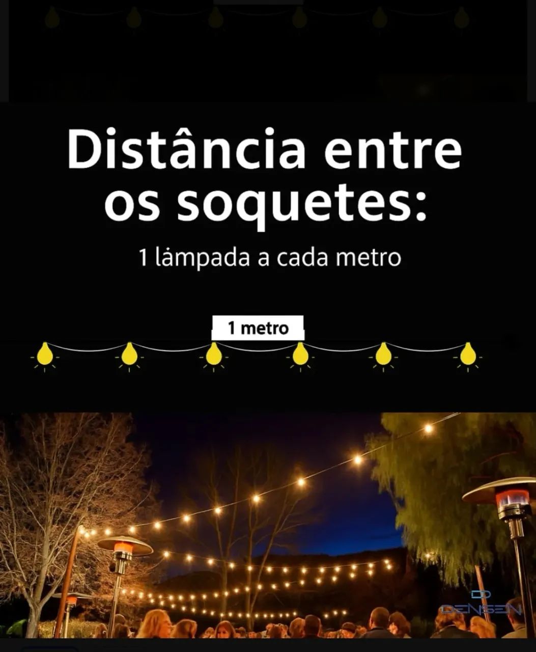 Vendo varal de luz 40m - Foto 2