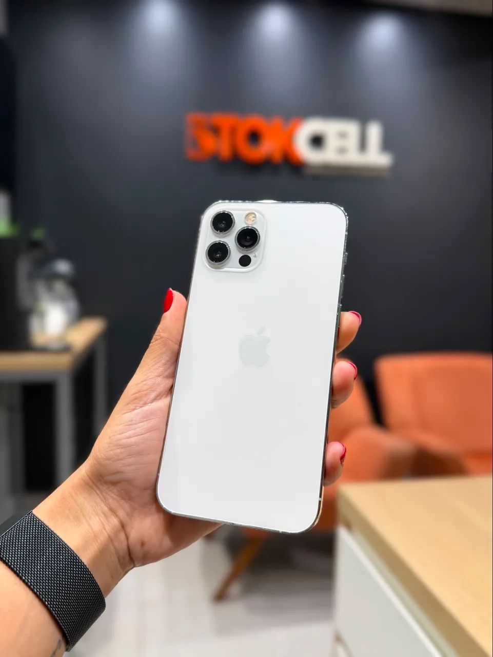iPhone 12 Pro 128gb Silver Seminovo Garantia Loja Física