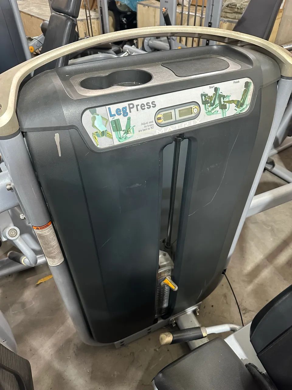 Leg press 180° MATRIX - seminovo - Foto 4