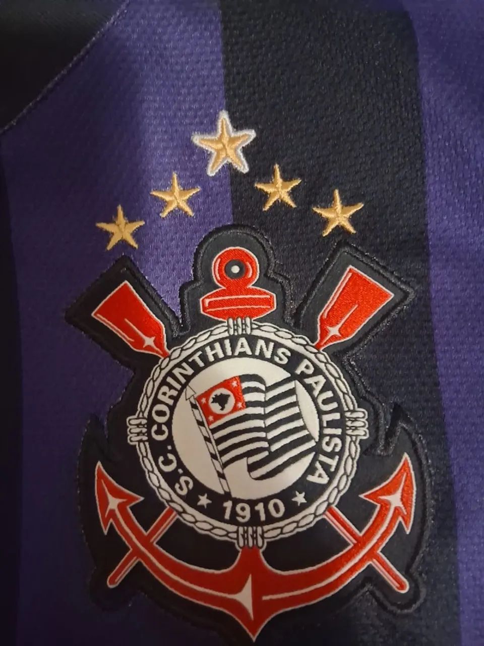 CAMISA CORINTHIANS ROXA E PRETA OFICIAL NIKE RONALDO 9 - Foto 5