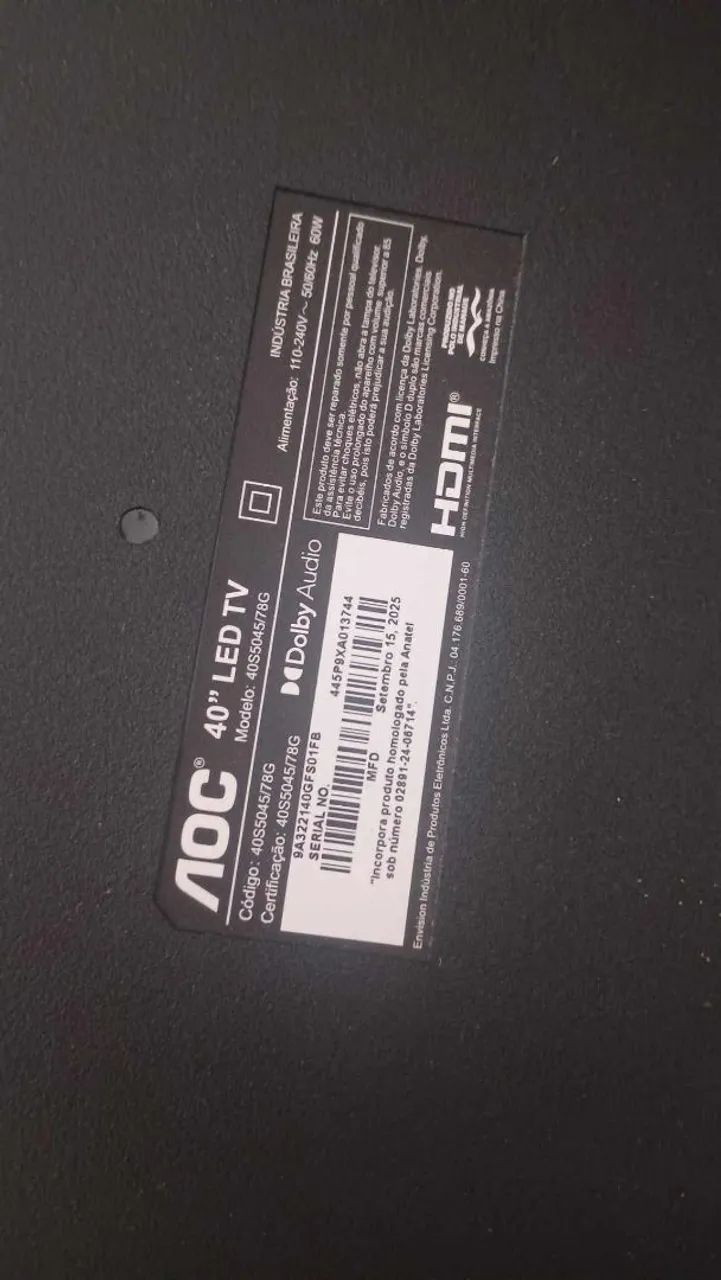 Vendo Tv Smart 40 polegadas nova - Foto 3