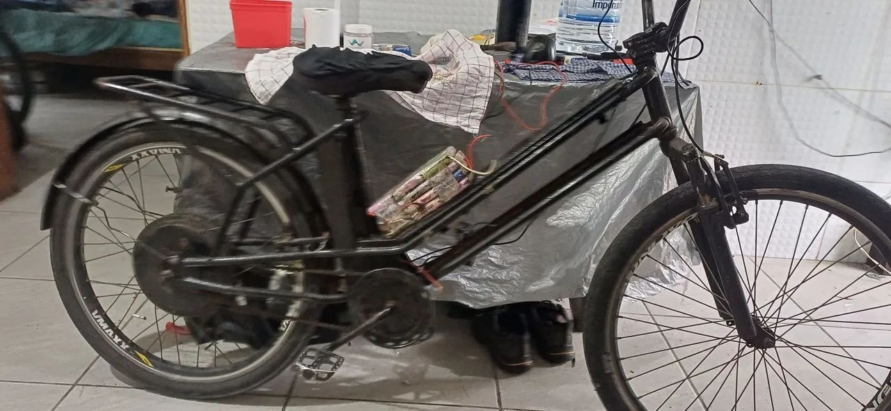 Bicicleta elétrica scooter Brasil 48voltis funcionando.  - Foto 4