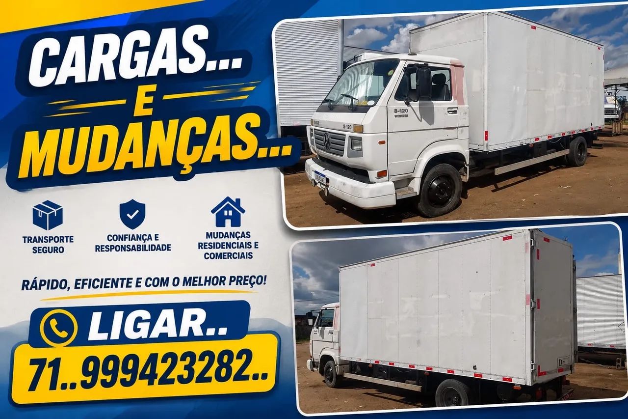 Caminhão baú 