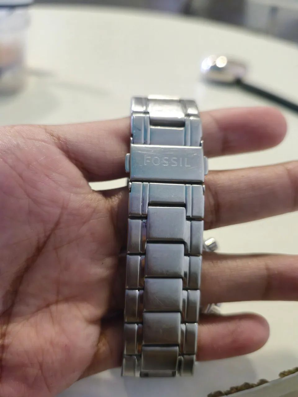 Relógio Fossil FS5023 Chronograph Original - Aço Inox - Foto 2