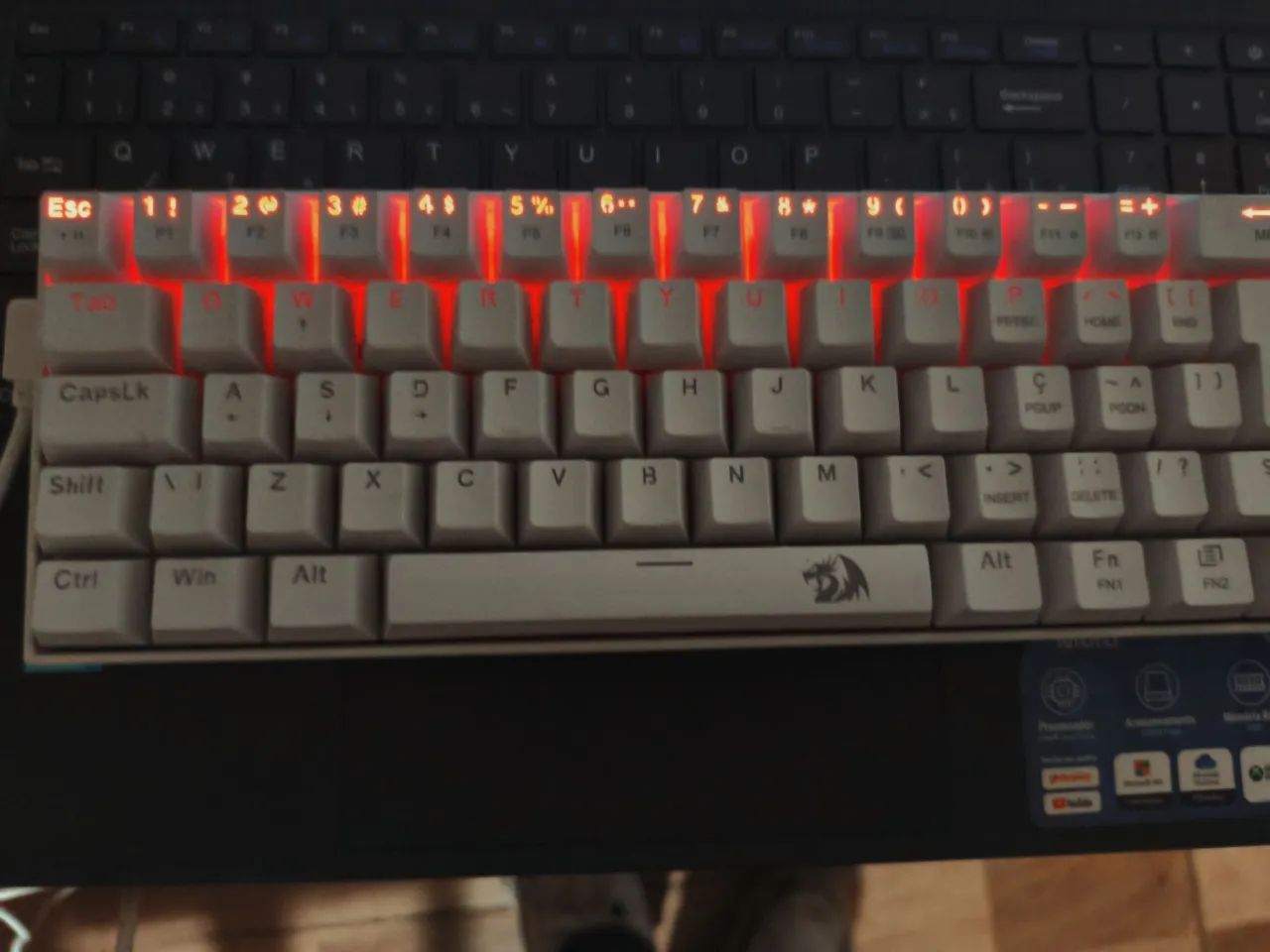 Kit teclado e mouse dragon  - Foto 4