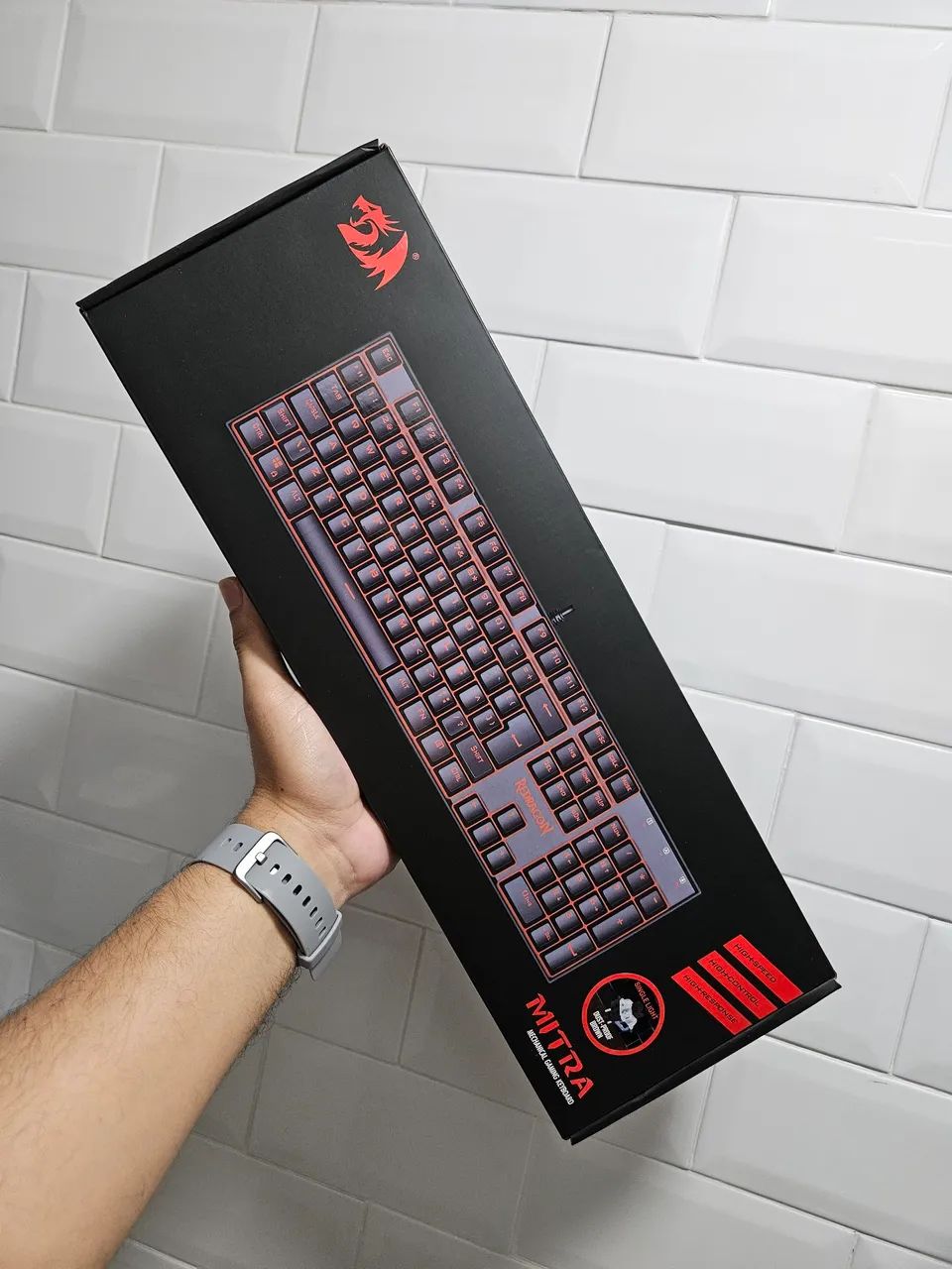 Teclado Mecânico Gamer Redragon Mitra RED - Foto 2