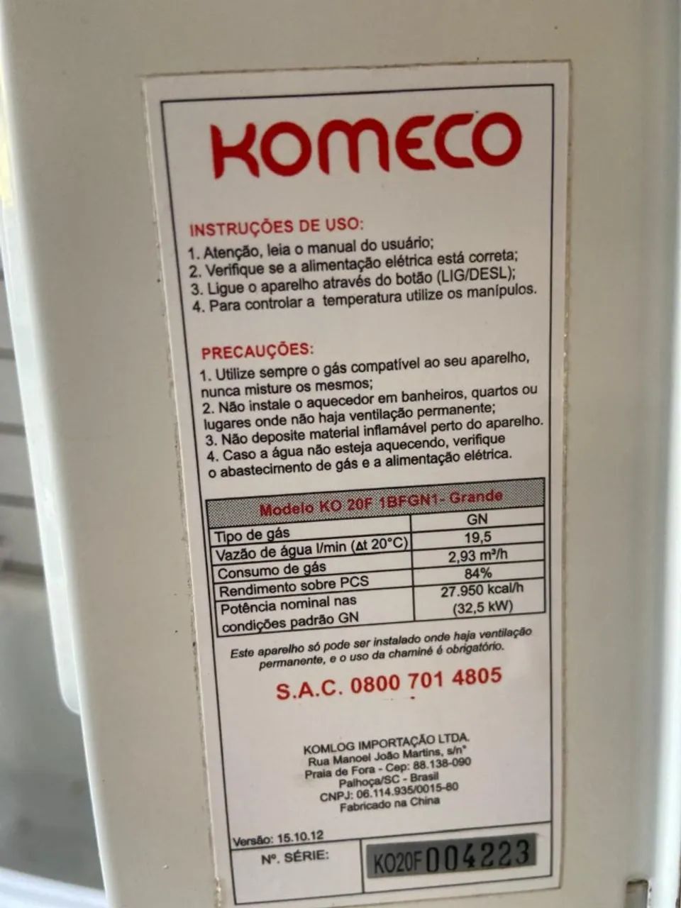Aquecedor Komeco - Foto 4