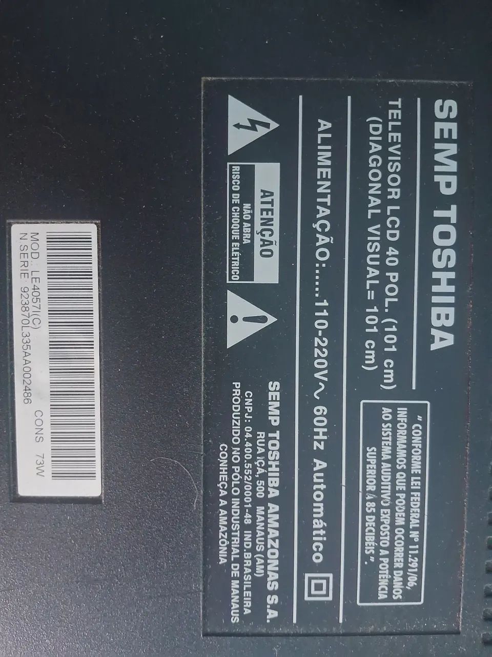 Tv Semp Toshiba  - Foto 5