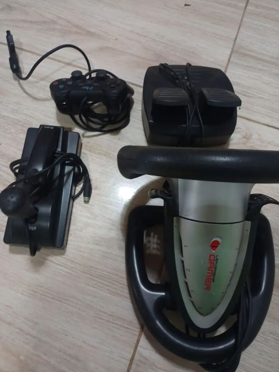 Kit volante, marcha e pedal ps2 - Foto 2