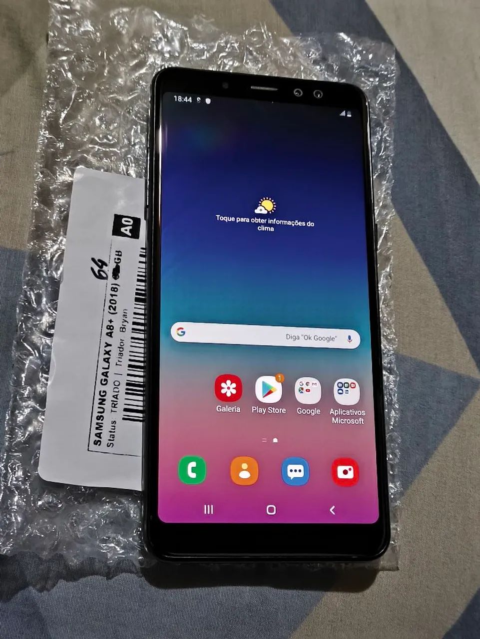 Samsung a8+ 64gb perfeito 