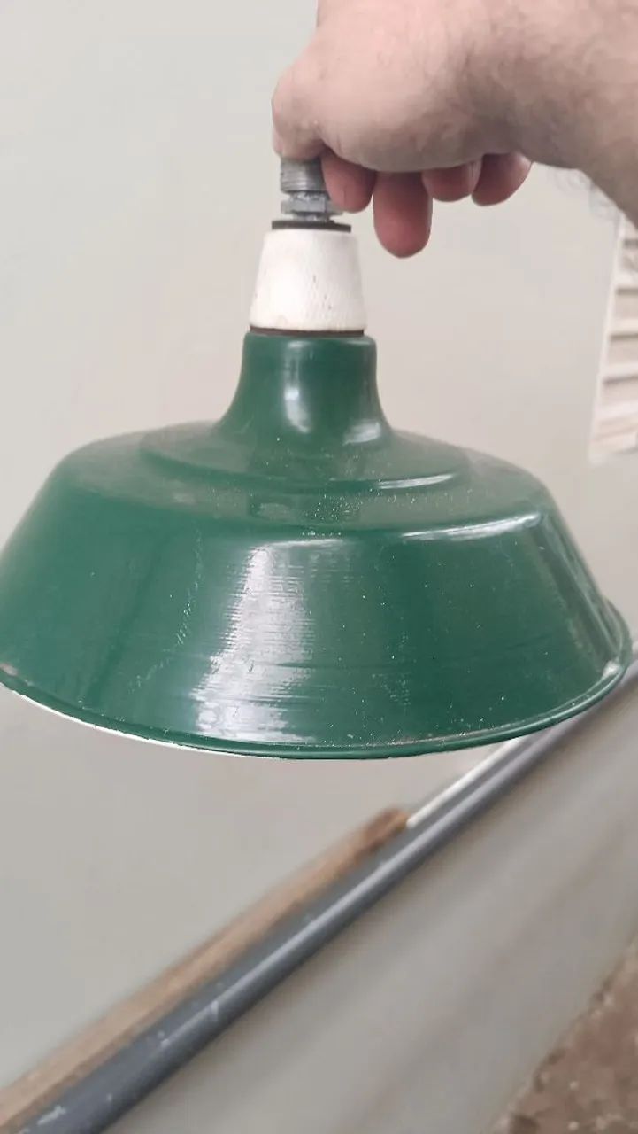 Luminária antiga 