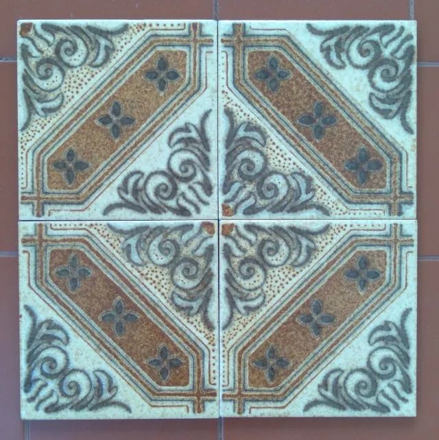 Piso antigo decorado 15x15cm e 20x20cm - Foto 2