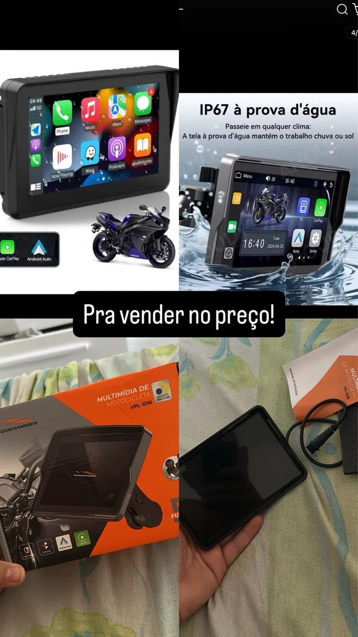 Multimídia para moto  - Foto 3
