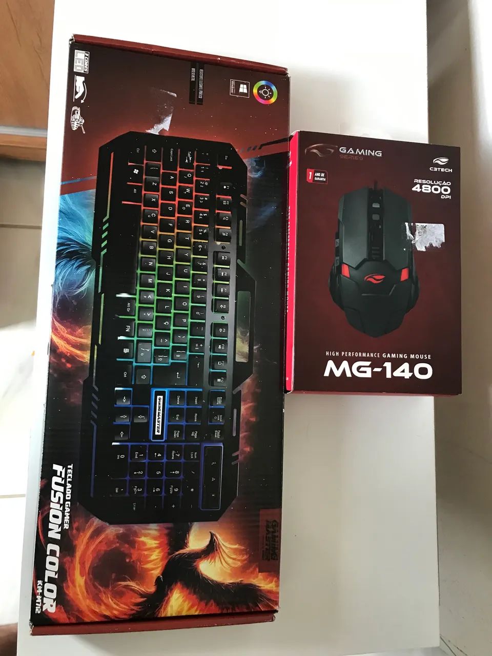 MOUSE E TECLADO GAMER IMPECÁVEL NOVO NA CAIXA OFERTA!!