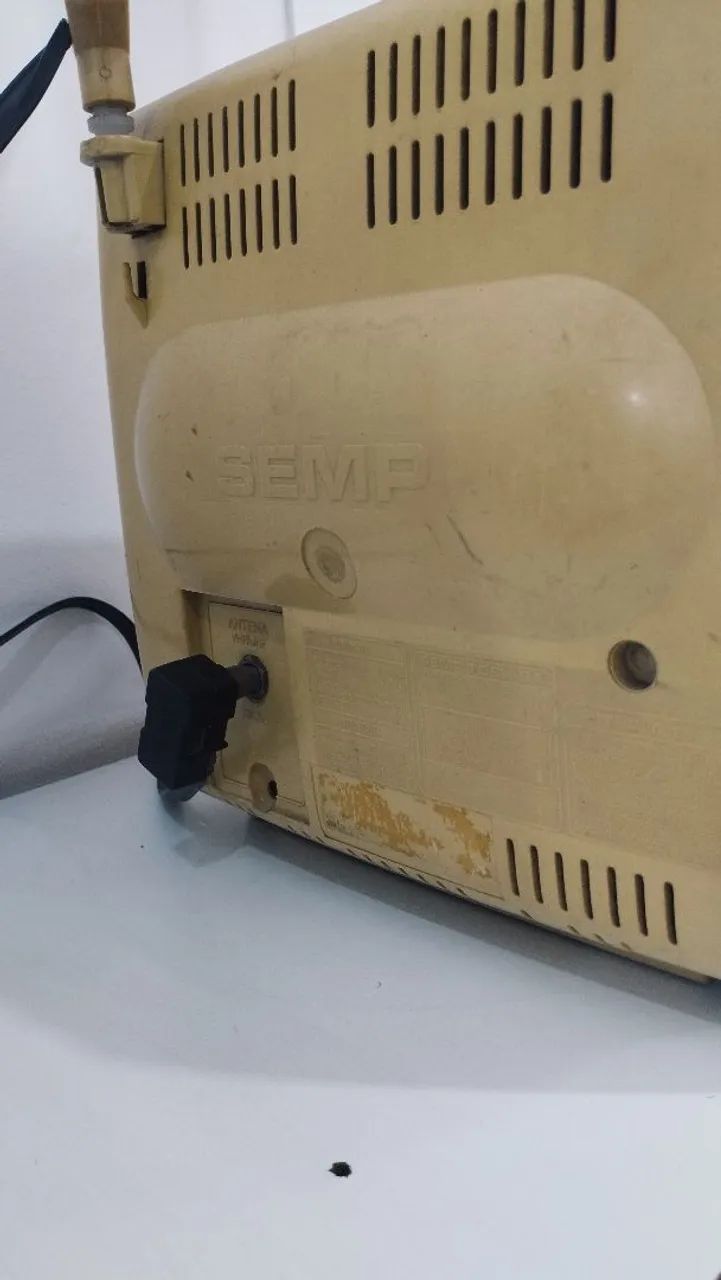 MINI TV SEMP 1021 ORIGINAL RELÍQUIA VINTAGE - Foto 4