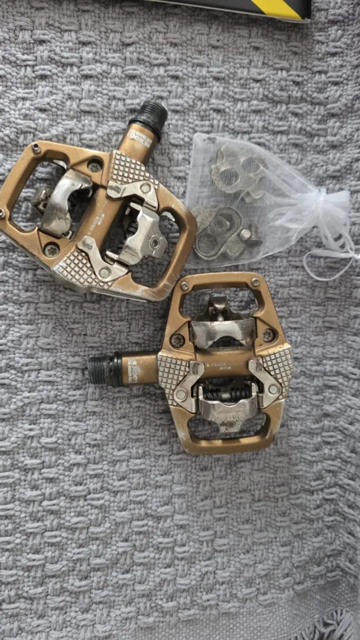 Vendo Pedal Look X-Track En-Rage Plus Dourado
