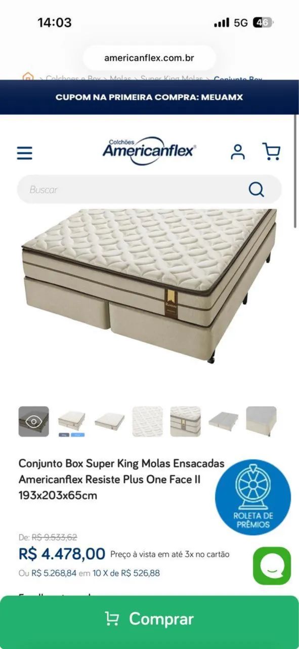 Cama king Americanflex  - Foto 3