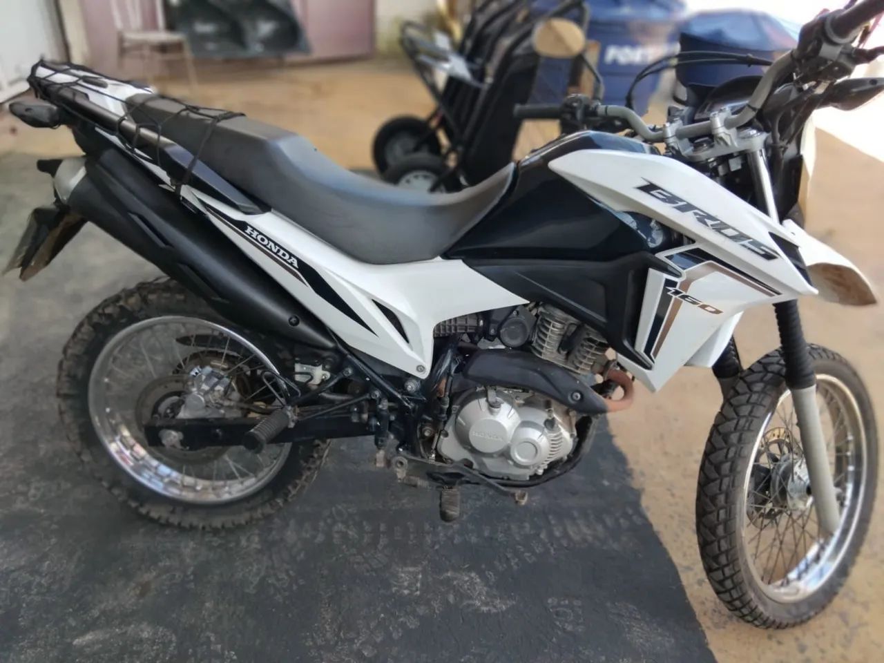 Moto Bros 160 cor branco  - Foto 4