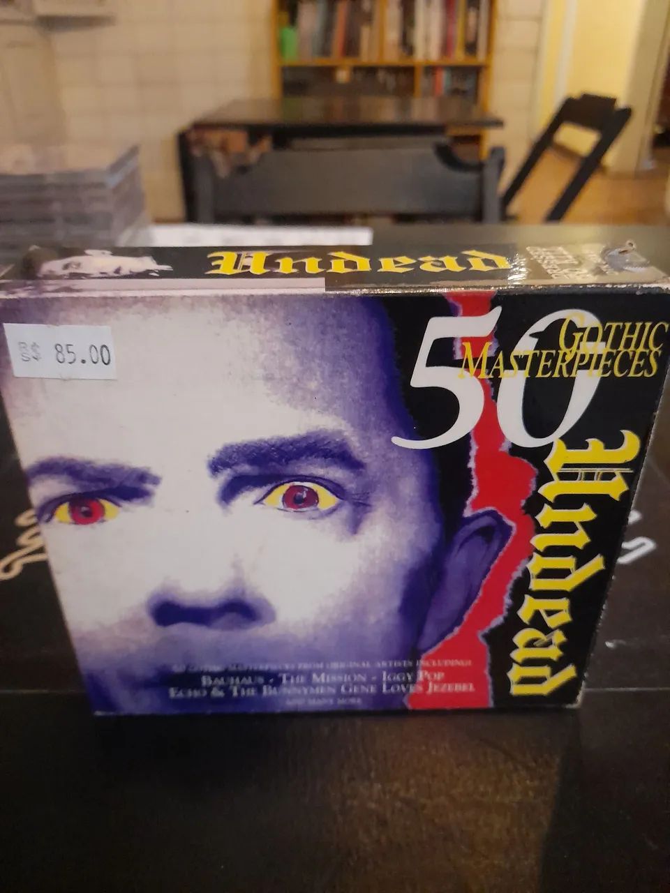 Cds box gótico marterpieces Undead 3vol. 50 faixas góticas