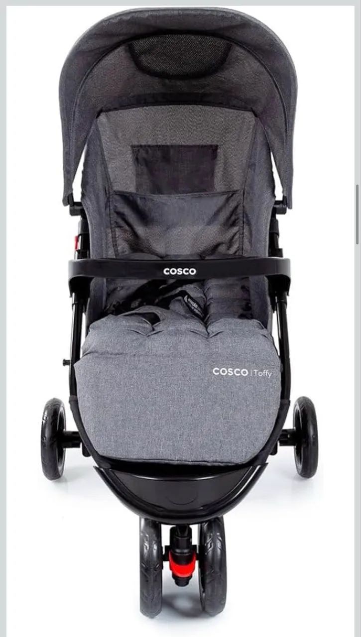 Carrinho para bebê cinza cosco kids  - Foto 5