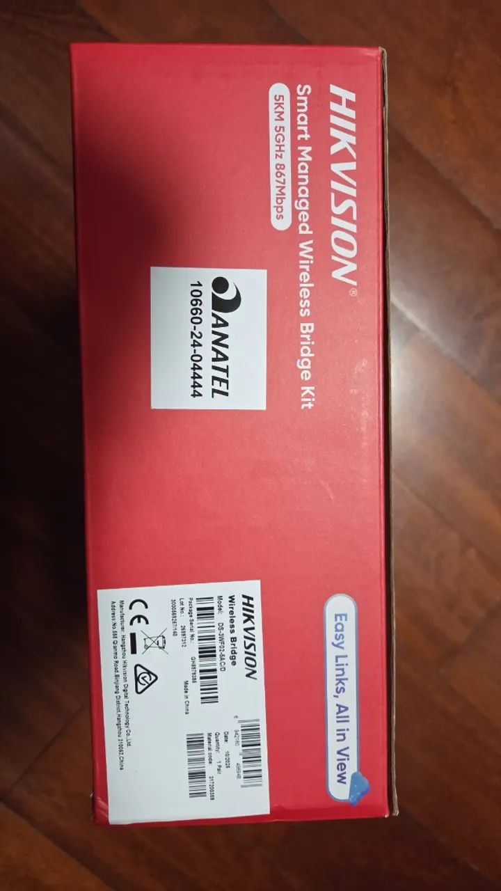 Kit 3x pares de rádios Hikvision DS-3WF02-5AC/D - Foto 5