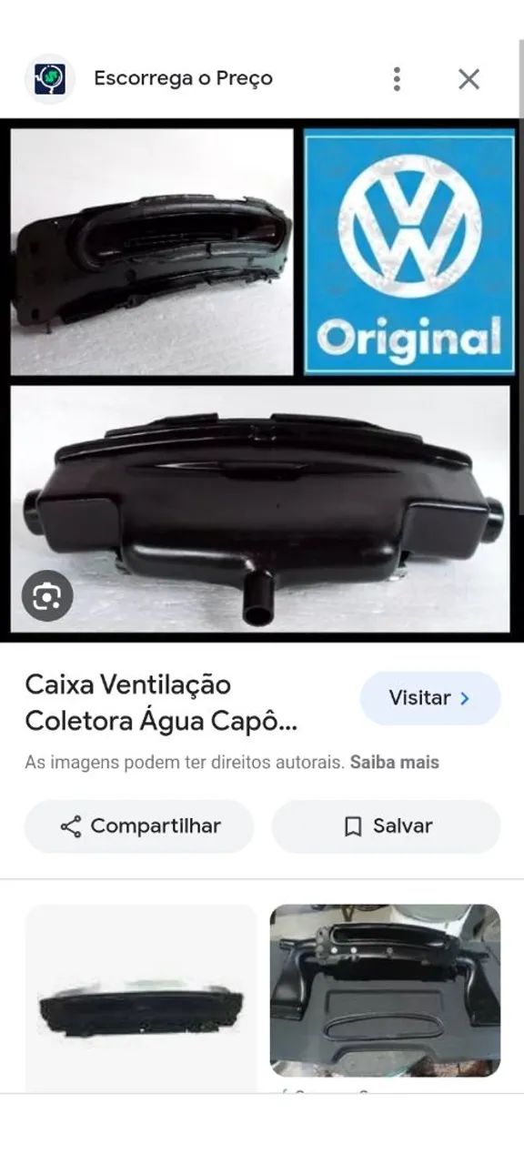 Caixa  coletora fusca - Foto 2